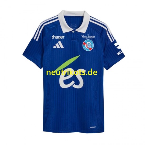 Fußballtrikot Strasbourg Herren Heim 2024-2025 Kurzarm