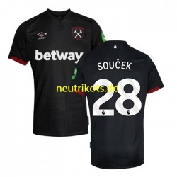 Fußballtrikot West Ham United SOUCEK 28 Herren Auswärts 2024-2025 Kurzarm
