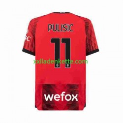 Fußballtrikot AC Mailand Christian Pulisic 11 Herren Heim 2023-2024 Kurzarm