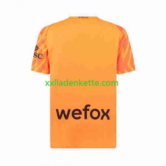 Fußballtrikot AC Mailand Torwart Herren Auswärts 2023-2024 Kurzarm