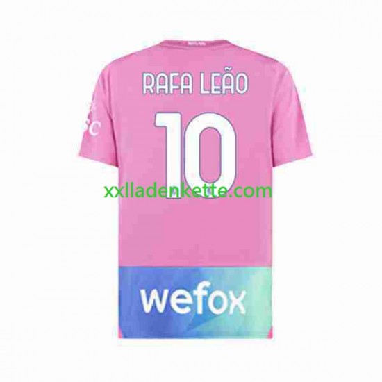 Fußballtrikot AC Mailand Rafael Leao 10 Herren Ausweich 2023-2024 Kurzarm