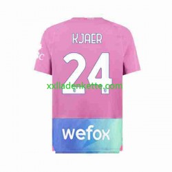 Fußballtrikot AC Mailand Simon Kjaer 24 Herren Ausweich 2023-2024 Kurzarm