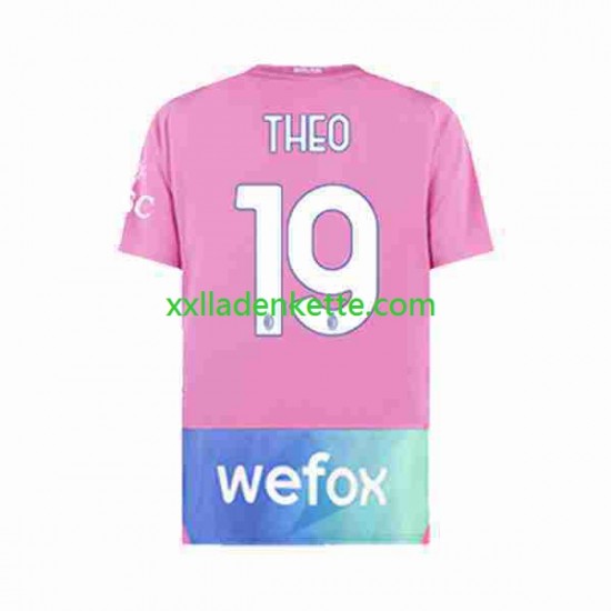 Fußballtrikot AC Mailand THEO 19 Herren Ausweich 2023-2024 Kurzarm