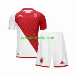 Fußballtrikot AS Monaco Kinder Heim 2023-2024 Kurzarm
