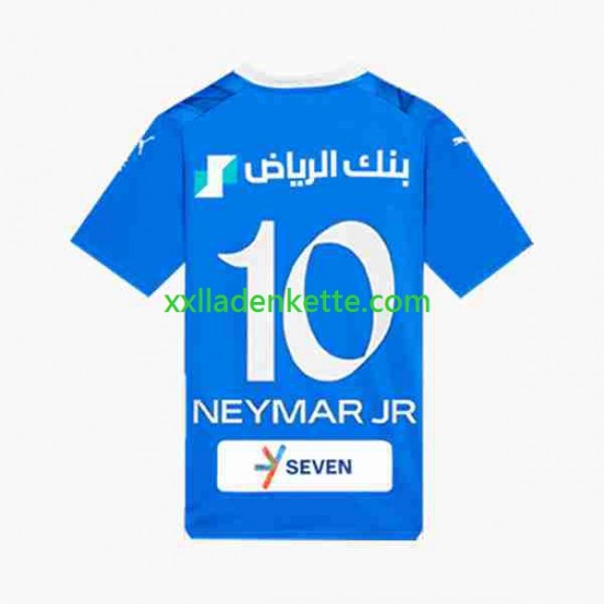 Fußballtrikot Al Hilal Neymar JR 10 Herren Heim 2023-2024 Kurzarm