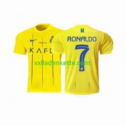 Fußballtrikot Al-Nassr Ronaldo 7 Herren Heim 2023-2024 Kurzarm