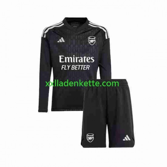 Fußballtrikot Arsenal Torwart Kinder Heim 2023-2024 Langarm