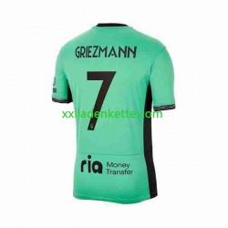 Fußballtrikot Atlético Madrid 2 Antoine Griezmann 7 Herren Ausweich 2023-2024 Kurzarm