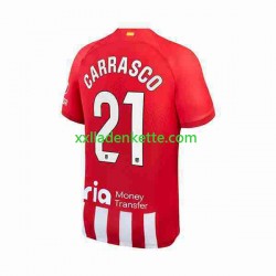 Fußballtrikot Atlético Madrid 2 Yannick Carrasco 21 Herren Heim 2023-2024 Kurzarm