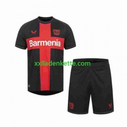 Fußballtrikot Bayer 04 Leverkusen Kinder Heim 2023-2024 Kurzarm