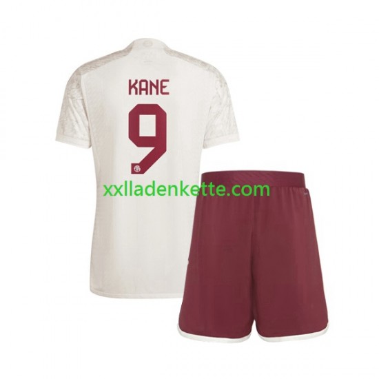 Fußballtrikot FC Bayern München Harry Kane 9 Kinder Ausweich 2023-2024 Kurzarm