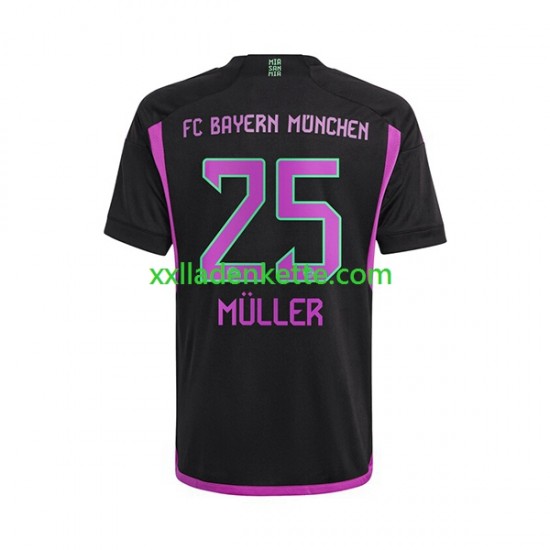 Fußballtrikot FC Bayern München Thomas Muller 25 Herren Auswärts 2023-2024 Kurzarm