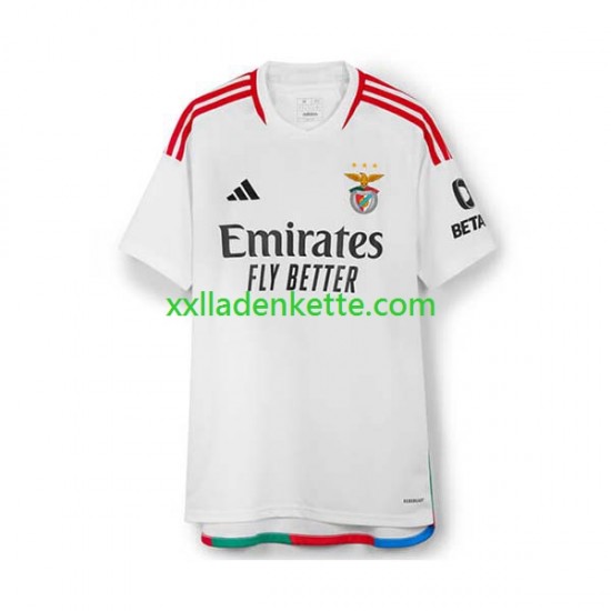 Fußballtrikot Benfica Herren Ausweich 2023-2024 Kurzarm