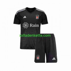 Fußballtrikot Besiktas Torwart Kinder Heim 2023-2024 Kurzarm
