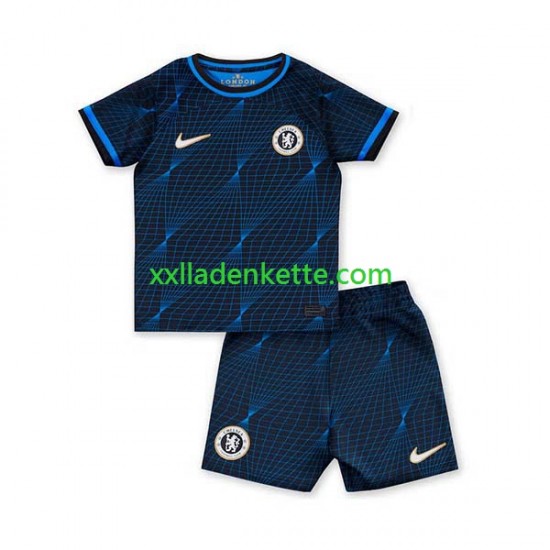 Fußballtrikot Chelsea Kinder Auswärts 2023-2024 Kurzarm