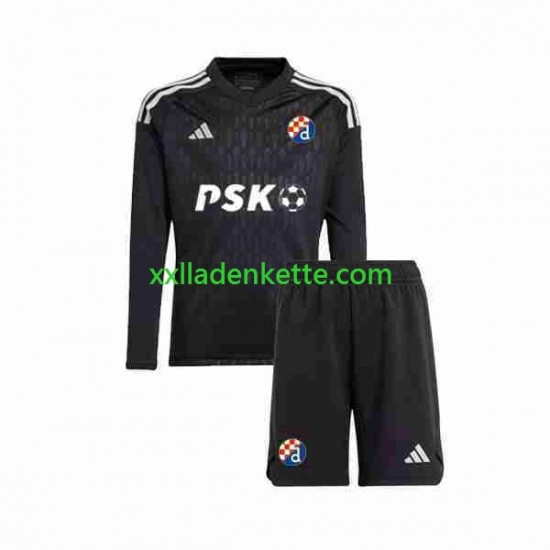 Fußballtrikot Dinamo Zagreb Torwart Kinder Auswärts 2023-2024 Langarm
