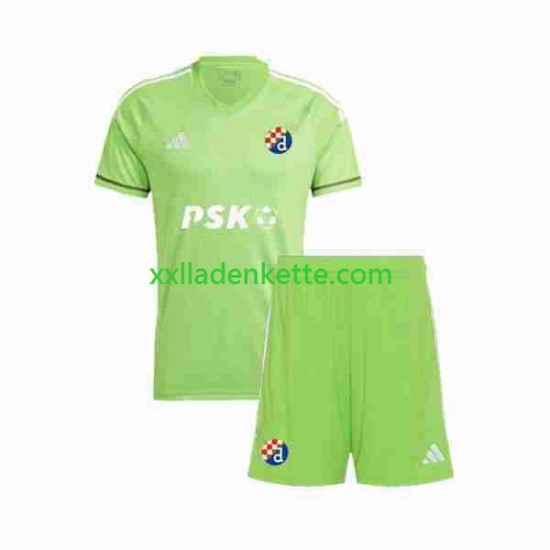 Fußballtrikot Dinamo Zagreb Torwart Kinder Heim 2023-2024 Kurzarm