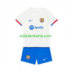 Fußballtrikot FC Barcelona Kinder Auswärts 2023-2024 Kurzarm