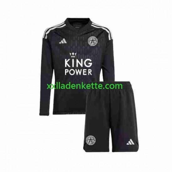 Fußballtrikot Leicester City Torwart Kinder Ausweich 2023-2024 Langarm