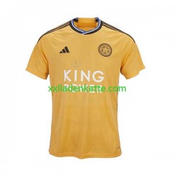 Fußballtrikot Leicester City Herren Ausweich 2023-2024 Kurzarm