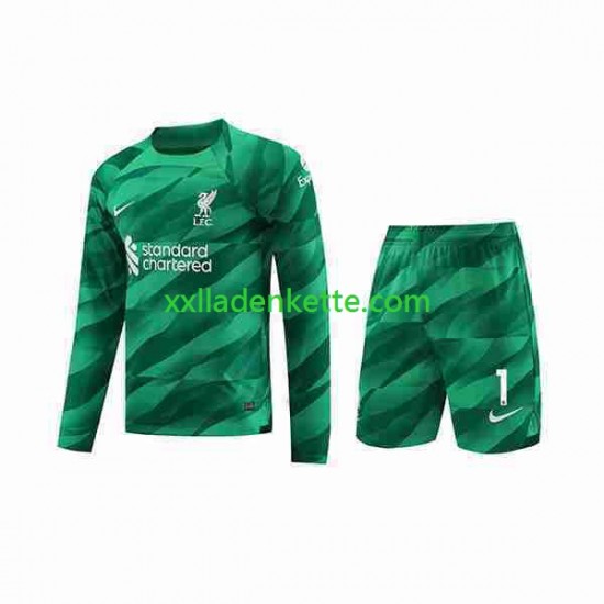 Fußballtrikot Liverpool A.Becker 1 Torwart Kinder Heim 2023-2024 Langarm
