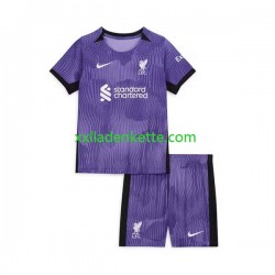 Fußballtrikot Liverpool Kinder Ausweich 2023-2024 Kurzarm
