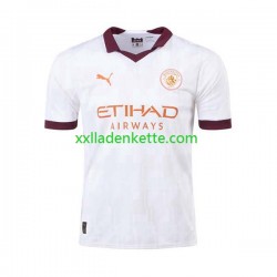 Fußballtrikot Manchester City Herren Auswärts 2023-2024 Kurzarm