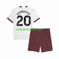 Fußballtrikot Manchester City Bernardo Silva 20 Kinder Auswärts 2023-2024 Kurzarm