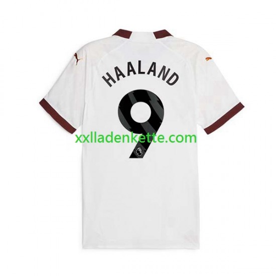 Fußballtrikot Manchester City Erling Haaland 9 Herren Auswärts 2023-2024 Kurzarm