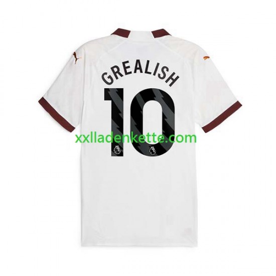 Fußballtrikot Manchester City Jack Grealish 10 Herren Auswärts 2023-2024 Kurzarm