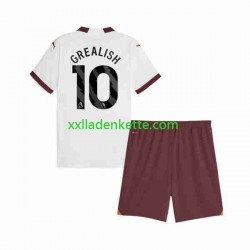 Fußballtrikot Manchester City Jack Grealish 10 Kinder Auswärts 2023-2024 Kurzarm