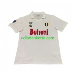 Fußballtrikot SSC Neaples 1987 1988 Retro Herren Auswärts Kurzarm