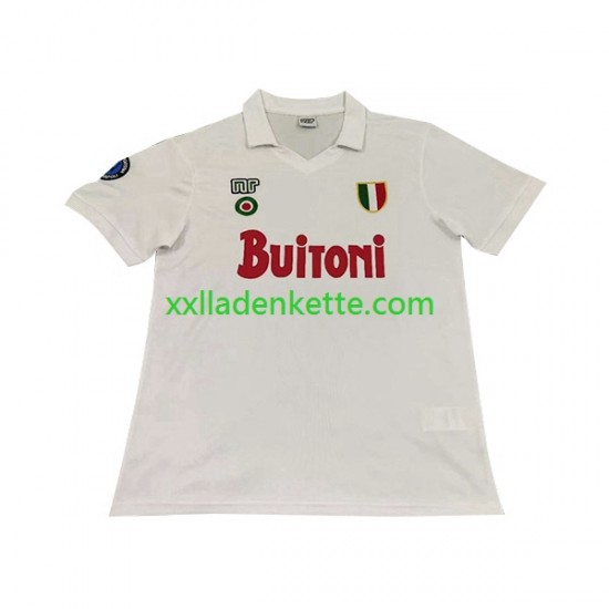 Fußballtrikot SSC Neaples 1987 1988 Retro Herren Auswärts Kurzarm