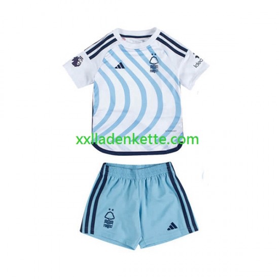 Fußballtrikot Nottingham Forest Kinder Auswärts 2023-2024 Kurzarm