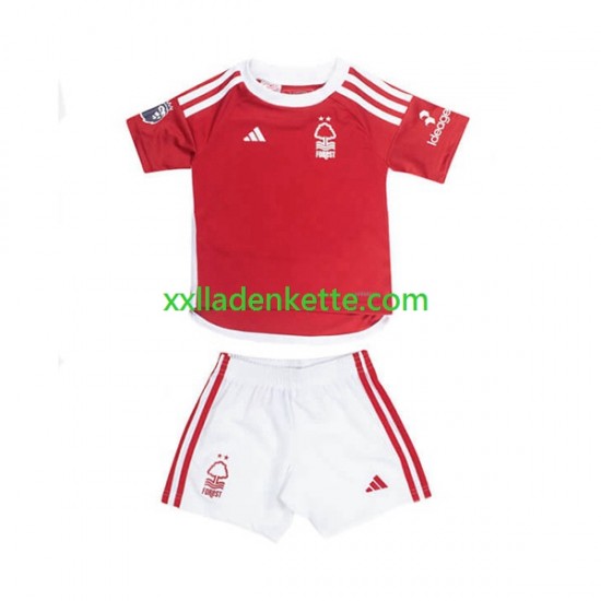 Fußballtrikot Nottingham Forest Kinder Heim 2023-2024 Kurzarm
