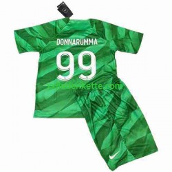 Fußballtrikot Paris Saint-Germain Donnarumma 99 Torwart Kinder Heim 2023-2024 Kurzarm