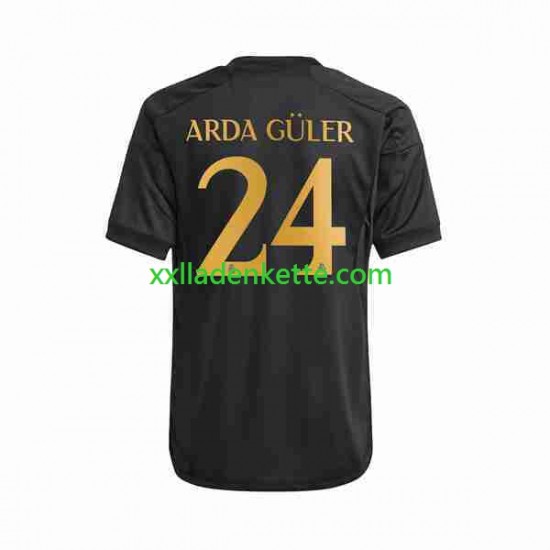 Fußballtrikot Real Madrid Arda Guler 24 Herren Ausweich 2023-2024 Kurzarm