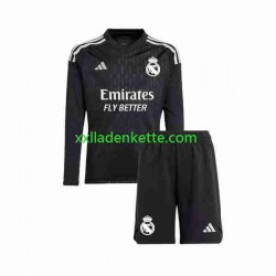 Fußballtrikot Real Madrid Torwart Kinder Auswärts 2023-2024 Langarm