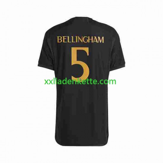 Fußballtrikot Real Madrid Jude Bellingham 5 Herren Ausweich 2023-2024 Kurzarm