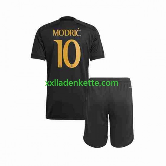 Fußballtrikot Real Madrid Modrić Luka 10 Kinder Ausweich 2023-2024 Kurzarm