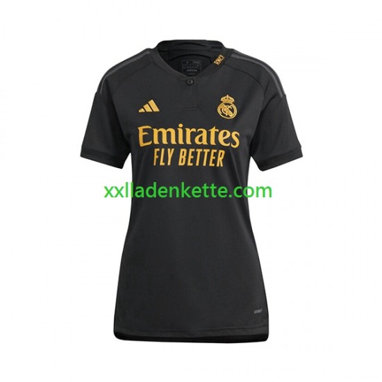 Fußballtrikot Real Madrid Dame Ausweich 2023-2024 Kurzarm
