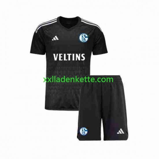 Fußballtrikot Schalke 04 Torwart Kinder Auswärts 2023-2024 Kurzarm