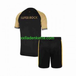 Fußballtrikot Sporting CP Kinder Ausweich 2023-2024 Kurzarm