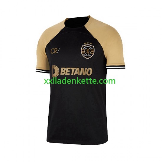 Fußballtrikot Sporting CP Herren Ausweich 2023-2024 Kurzarm