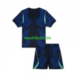 Fußballtrikot Brasilien Kinder Auswärts World Cup 2026 Kurzarm