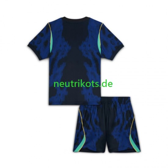 Fußballtrikot Brasilien Kinder Auswärts World Cup 2026 Kurzarm