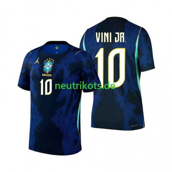 Fußballtrikot Brasilien Vinicius Junior 10 Herren Auswärts World Cup 2026 Kurzarm