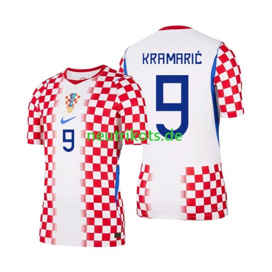 Fußballtrikot Kroatien Andrej Kramaric 9 Herren Heim World Cup 2026 Kurzarm