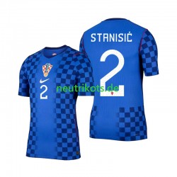 Fußballtrikot Kroatien Josip Stanisic 2 Herren Auswärts World Cup 2026 Kurzarm