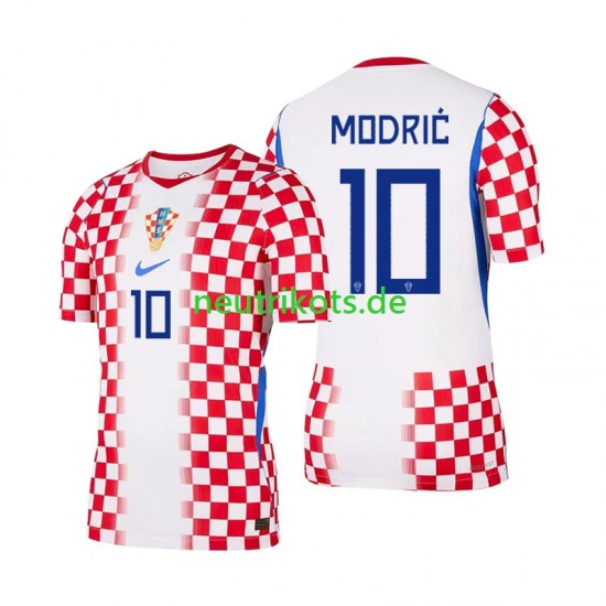 Fußballtrikot Kroatien Modrić Luka 10 Herren Heim World Cup 2026 Kurzarm